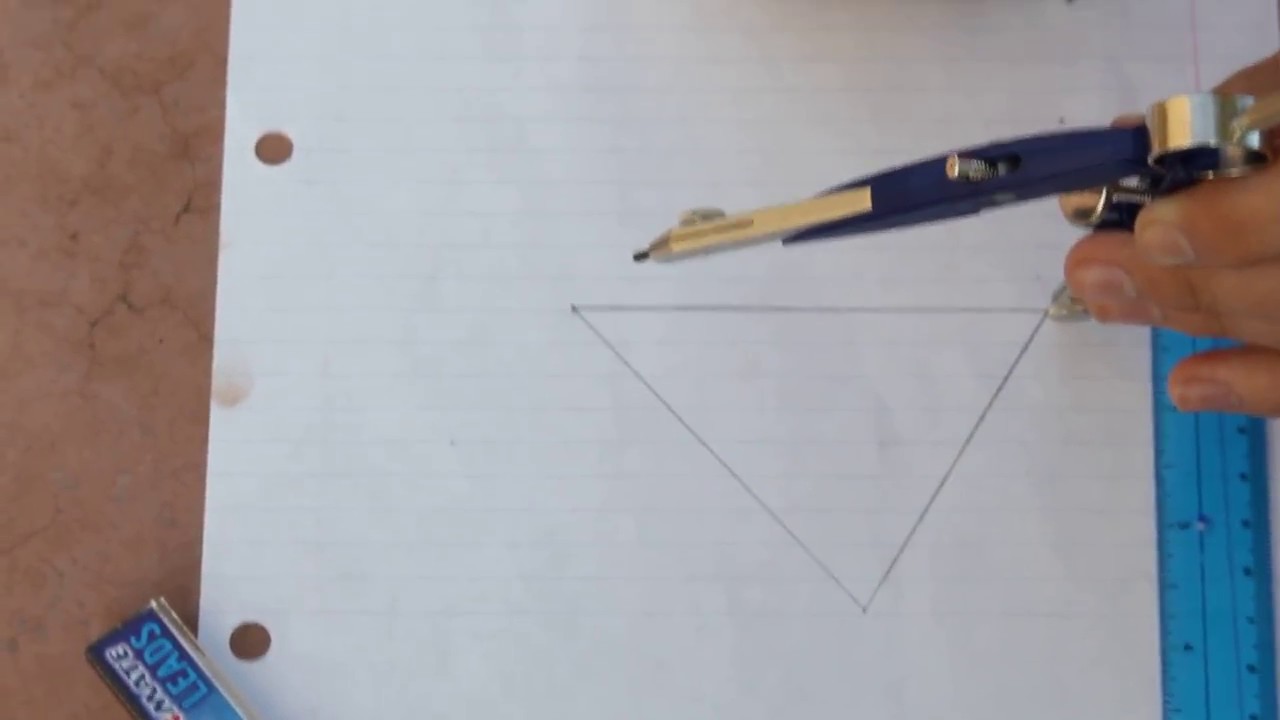 How to Copy a Triangle Using SAS Construction - YouTube
