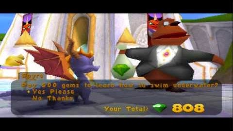 Spyro 2 Gateway to Glimmer Walkthrough Part 6 - Summer Forest [2-3]
