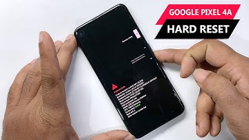 Hard Reset Google Pixel 4a | Google Pixel 4a Pattern Unlock | Google Pixel 4a Hard Factory Reset |