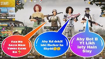 Aqsa yt || Joined Random Squad of Boys Like pro Bot || Pubg Mobile