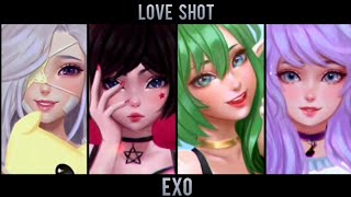 Nightcore Switching Vocals - Love Shot - EXO (Version Girls)
