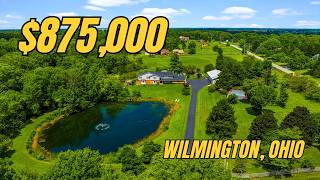 6 Bed Ohio Estate With a 1-Acre Stocked Pond, Saltwater Pool & 6-Car Garage