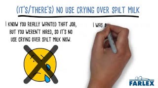 (it's/there's) no use crying over spilt milk