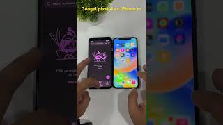 Google pixel 4 vs Iphone xs //Speed Test || comparison #shorts