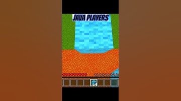 Bridging in Java or Bedrock 🤔 #minecraft #shorts #trending #viral