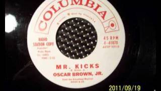 OSCAR BROWN JR. - MR. KICKS chords