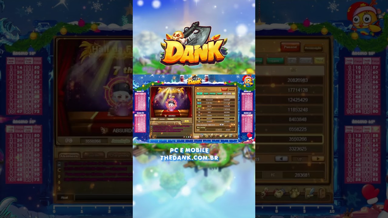 [DDtank - TheDank] Novo Player Mais, Forte do Servidor 2026 SrTheThe 