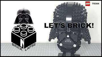 LEGO Star Wars 75304 Darth Vader Helmet | Speed Build Time-Lapse | BrickNLapse