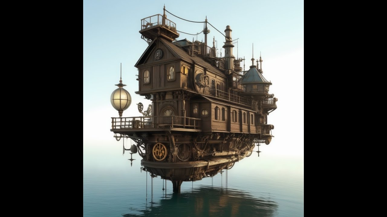 No Man's Sky Steampunk Floating Inn - YouTube