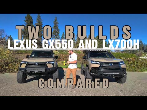 Lexus GX550 & LX700h on Portals - Two Amazing Builds Compared #lx700h #gx550 #lexus #portals
