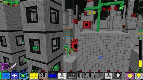 Going Deep in Fractal Block World