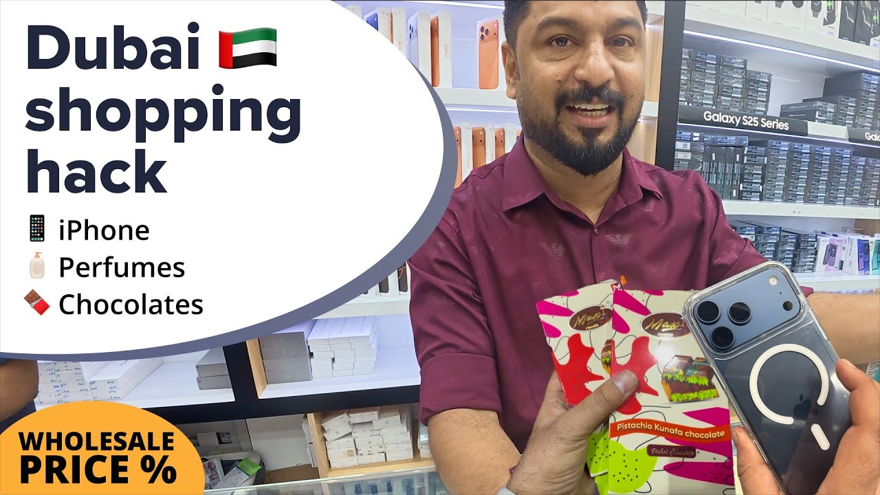 iPhone 17 Pro Max Cheapest Price in Dubai! 🇦🇪 Meena Bazaar Shopping Guide Perfumes & Chocolates