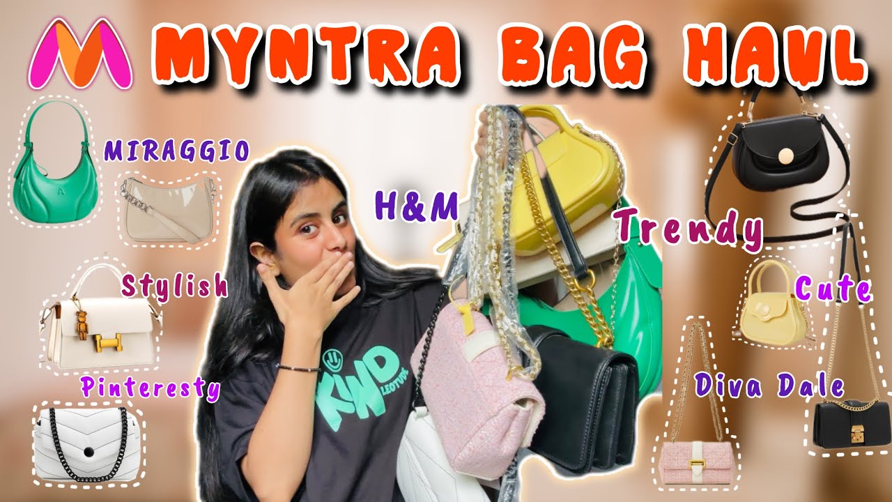 *HUGE* Myntra Bag Haul ✨ Starting 299 ❤️ Affordable bags 💼