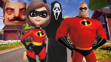 Hello Neighbor - My New Neighbor Big Mrs. Incredible History Gameplay Walkthrough