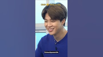 OMG 😃 Jimin is shy 🥰💜#jimin #bts #btsarmy#shorts #ytshorts
