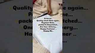 Ordered • Dispatched •Delivered #saree #offer #happy #customer #grateful #trending #smallbusiness