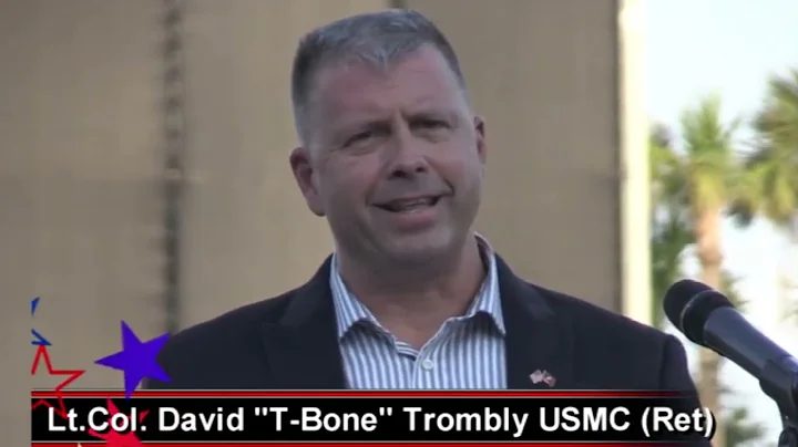Lt  Col  David TBone Trombly military marine core ...