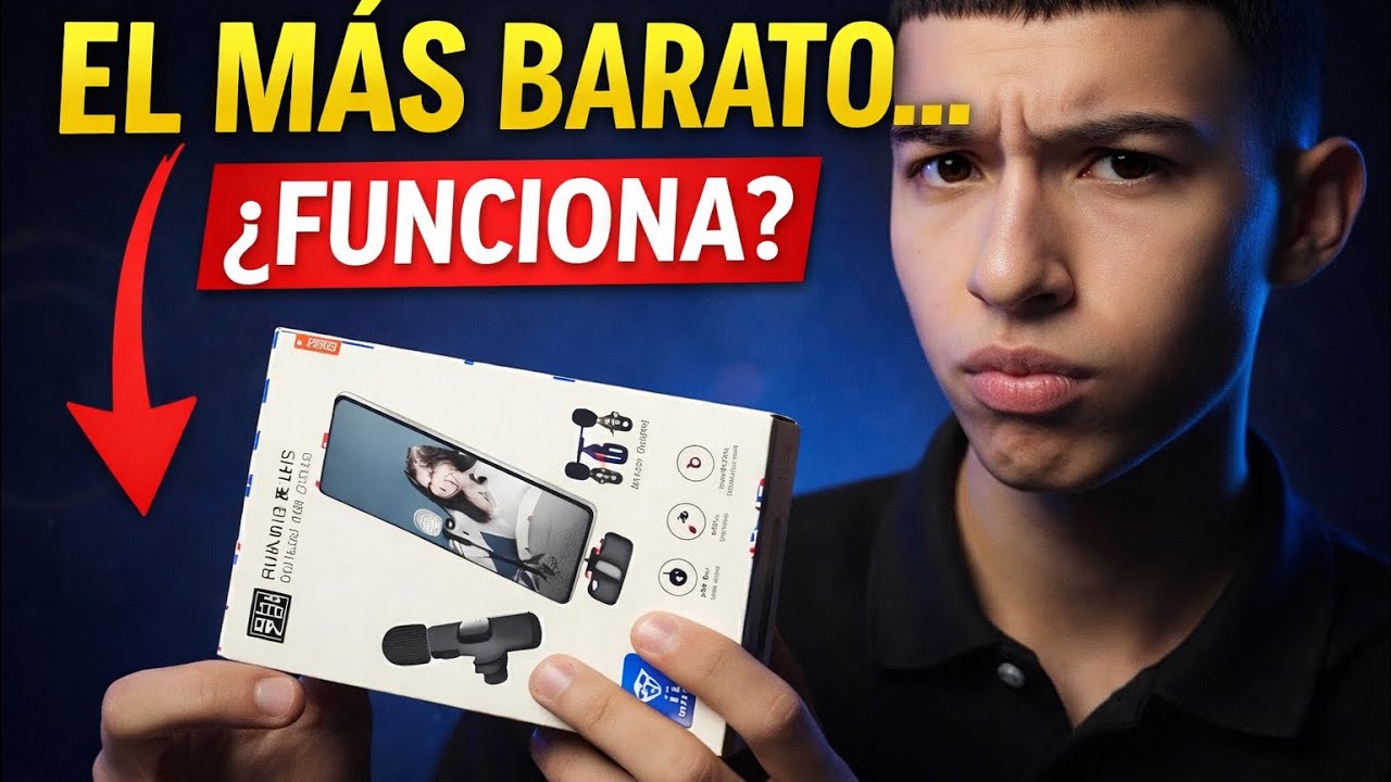 “Probando el micrófono inalámbrico más barato… ¿vale la pena? 🎤”
