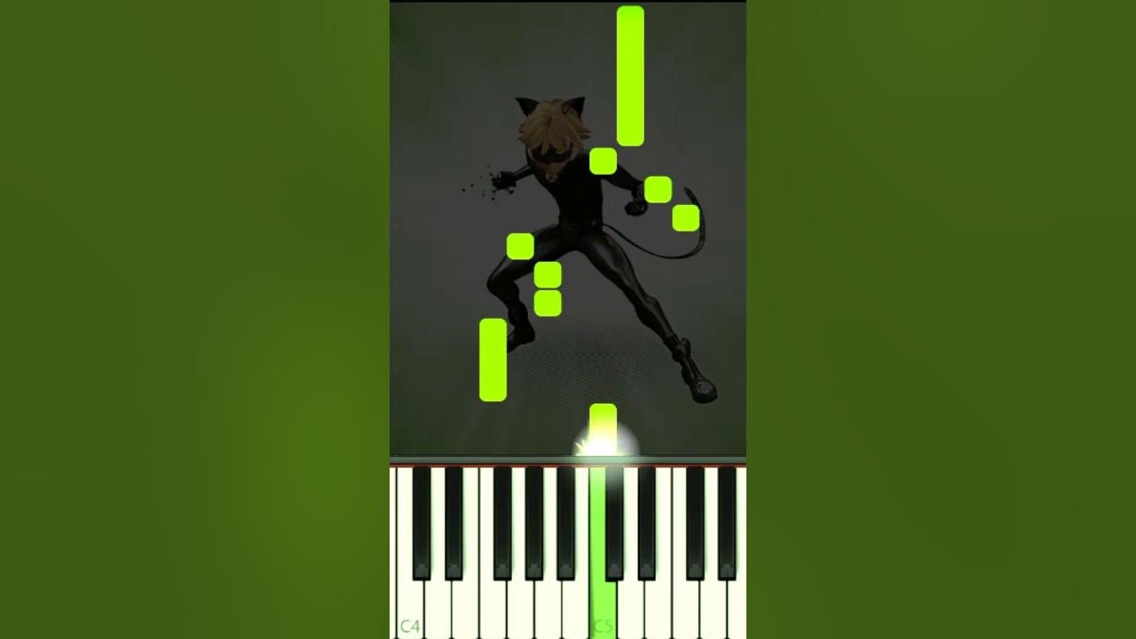MIRACULOUS Cataclysm Song on Piano #shorts