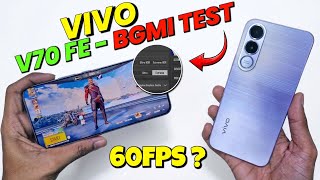 Vivo V70 Fe Bgmi Test ⚡Vivo V70 Bgmi Heating Test