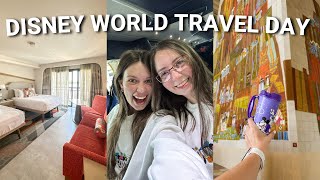 DISNEY WORLD TRAVEL DAY VLOG - Travel to Orlando, Contemporary Resort Room Tour & Mears Connect!