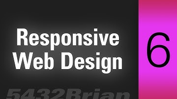 Responsive Web Design CC Part 6 responsive