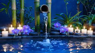 Japanese Bamboo Fountain | Blue Orchid Spa Ambience for Sleep screenshot 5