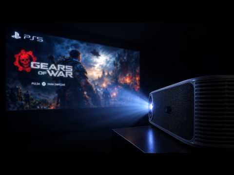 I PLAYED PLAYSTATION ON A 200" SCREEN 😱 EVERYCOM HQ11W... INSANE!!