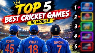 Top 5 Best Cricket Games For Mobile In 2026🔥 |Cricket 26, Real Cricket 24, WCC2 & More #1on_trending screenshot 5