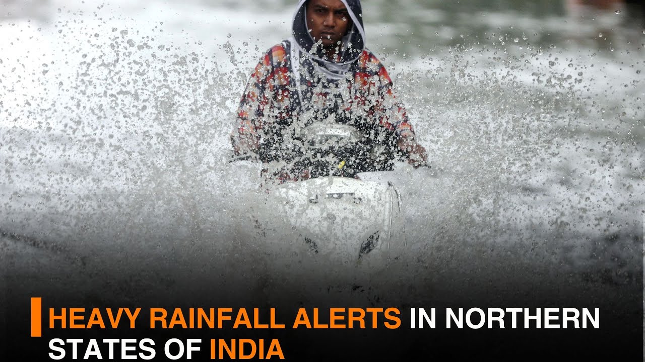 Heavy rainfall alerts in Northern states of India | DD India
