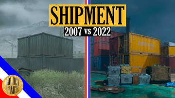 Shipment Map Comparison (2007 vs 2022) - MW2 Season 1 Reloaded DLC Map