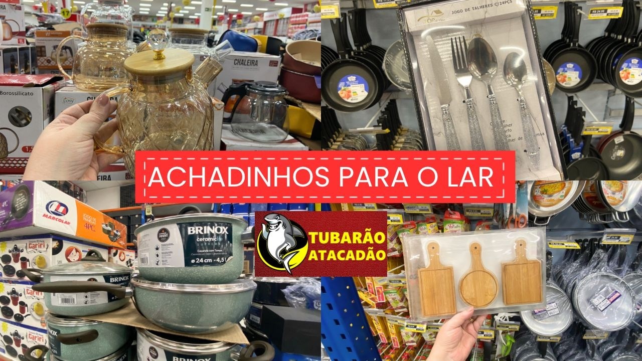 ACHADINHOS NO TUBARÃO ATACADÃO COM OFERTAS | UTILIDADES E DECORAÇÃO #achadinhos #tubarãoatacadão 