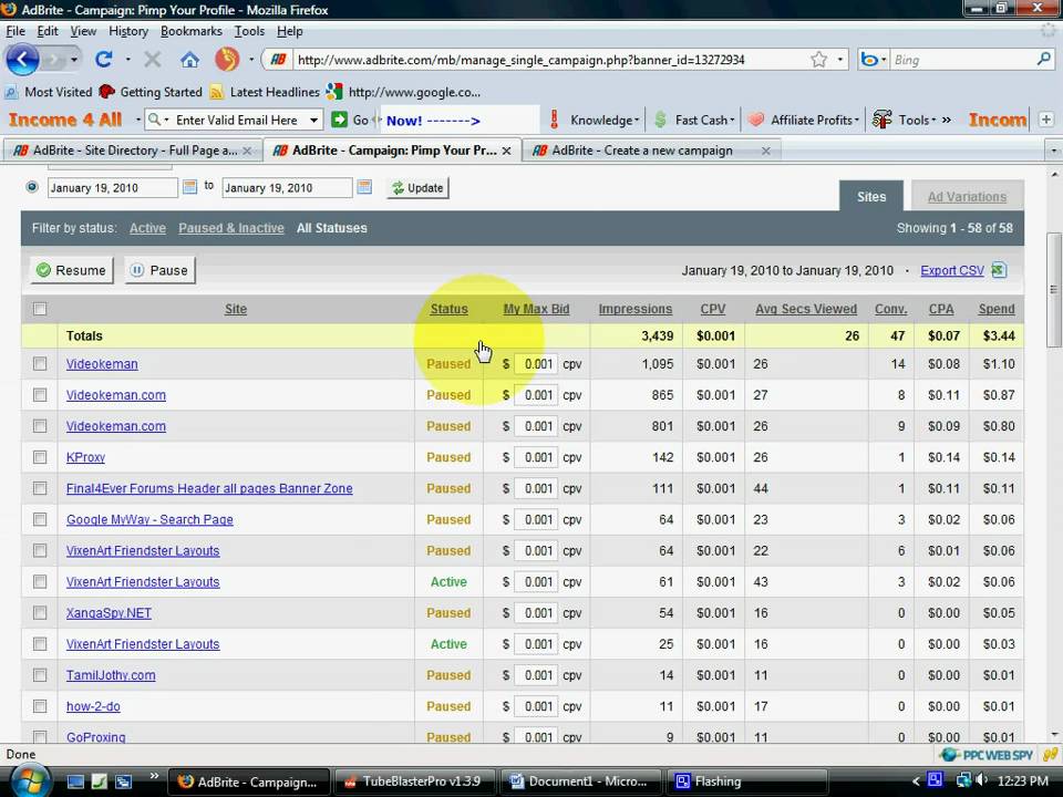 Affiliate Marketing Traffic PPV
