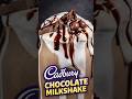 Cadbury chocolate milkshake 😋 [ Creamy, Thick And Tasty] #asmr #food #shorts