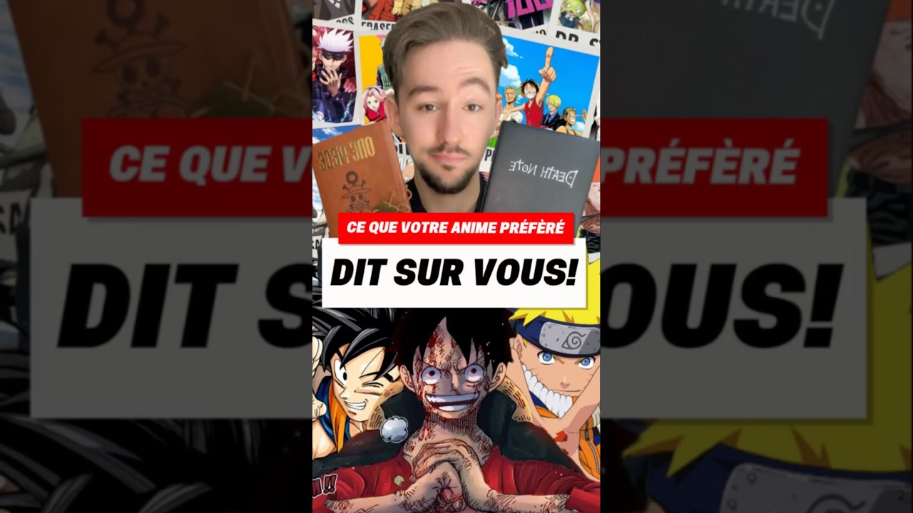 Ce que votre anime préféré dit sur vous ! 🫵 #anime #animeshorts #manga #onepiece #naruto #dbz