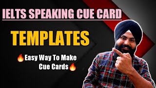 Ielts Speaking Cue Cards Templates | Cue Cards Templates To Score 7 Bands