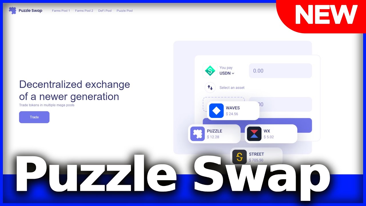 Puzzle Swap - Trade tokens in multiple mega pools - YouTube