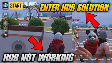 🔴 HUB NOT WORKING IN PUBG MOBILE SOLUTION | HUB FEATURE NOT WORKING 100% WORKING SOLUTION