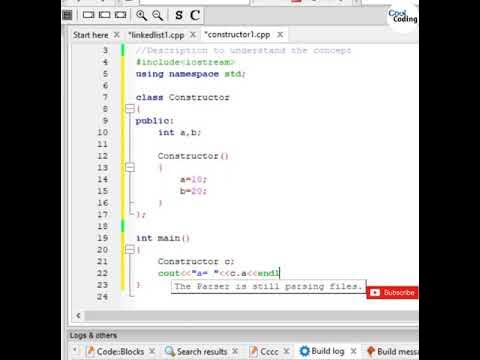 Use of Constructor | C++ Program | Cool Coding | - YouTube