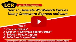 Details How To Generate WordSearch Puzzles - Part 3 News