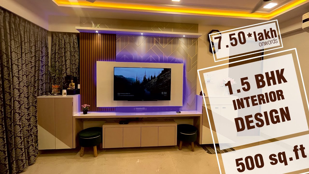 1.5 BHK Interior Runwal Forest Kanjurmarg ( Low Budget Best Interior)