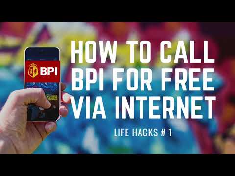 How to contact or call BPI for free via Internet