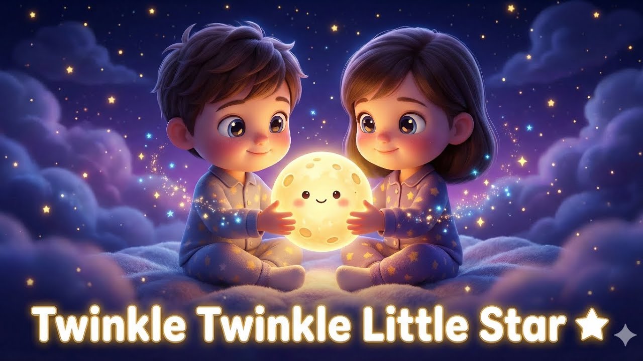 Twinkle Twinkle Little Star ✨ | Calm Night Song for Babies & Toddlers