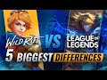 5 BIGGEST Differences Between Wild Rift & League of Legends