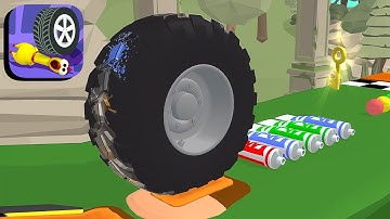 Wheel Smash ​- All Levels Gameplay Android,ios (Levels 4-10)