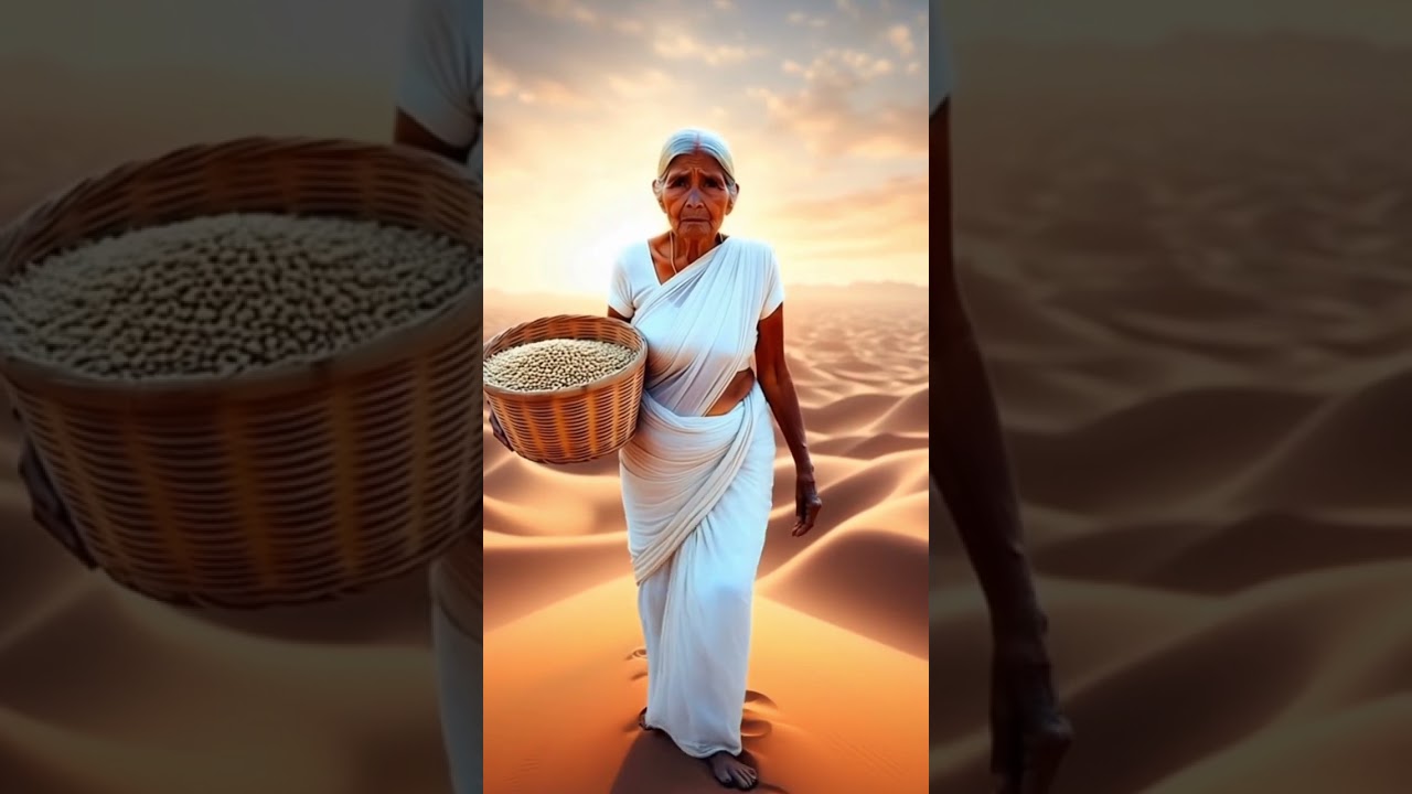 ### **Monkey and Grandmother – A Story of Hard Work in the Desert** 🌵