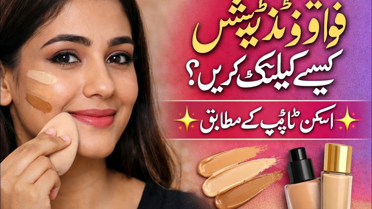 Skin Type Ke Hisaab Se Foundation Kaise Select krun|how to : select base