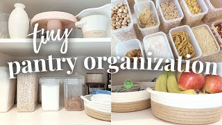 TINY PANTRY ORGANIZATION 2022 || TINY KITCHEN PANTRY AMAZON || Taylor Marie Motherhood by Taylor Marie Motherhood 1,205 views 2 years ago 8 minutes, 13 seconds
