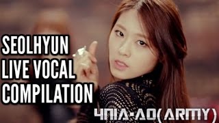 AOA: Seolhyun Live Vocal Compilation