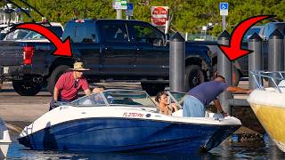 Meet the Clueless Crew and their Dockside Disaster | Boat Ramp Show | Crandon Park Marina